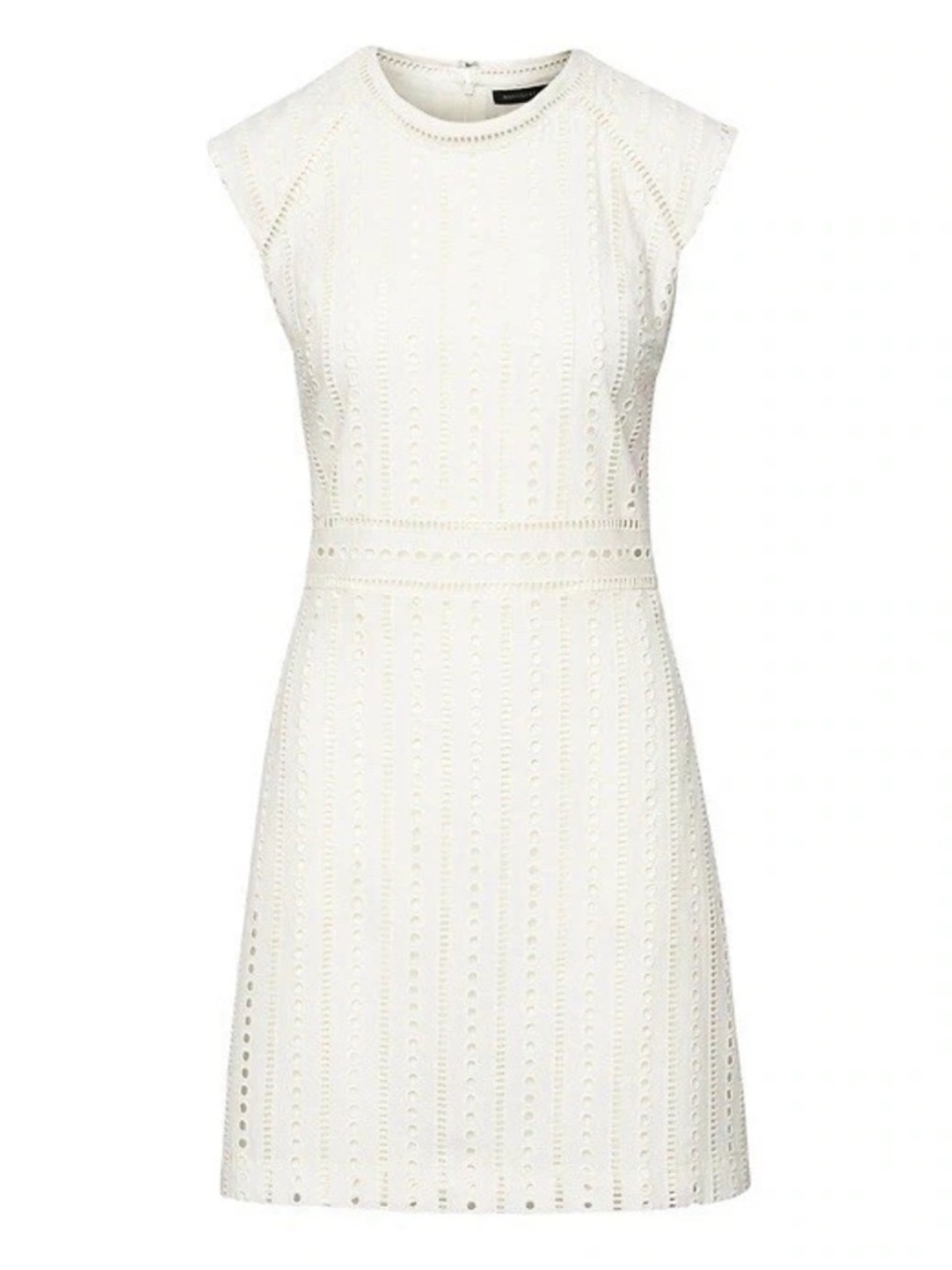 Banana Republic White Eyelet Mini Dress